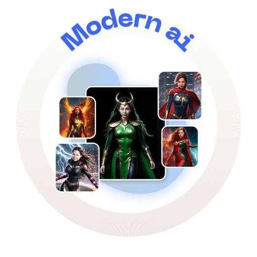 AI character presets that can be used for superhero-style swaps